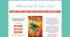 Desktop Screenshot of mayracalvani.com